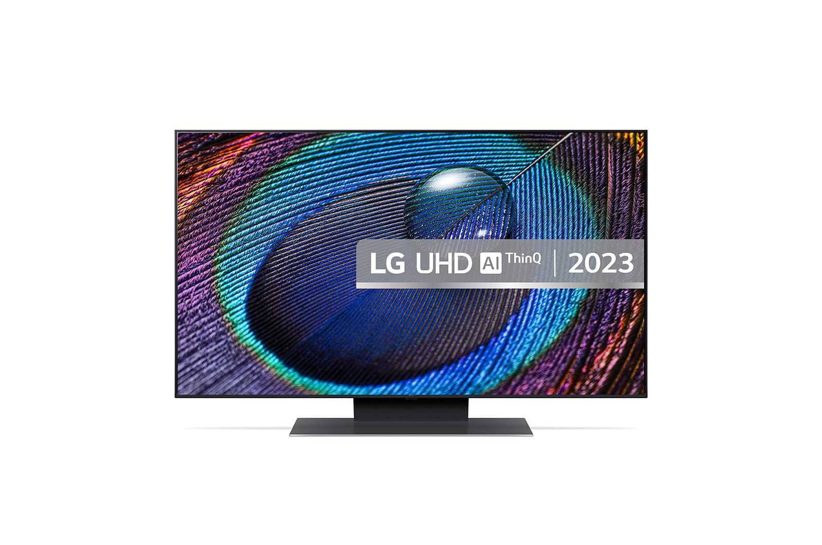 A front view of the LG UHD TV