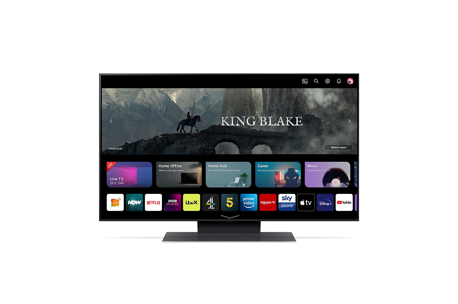 LG UR91 43 inch 4K Smart UHD TV 2023, 43UR91006LA