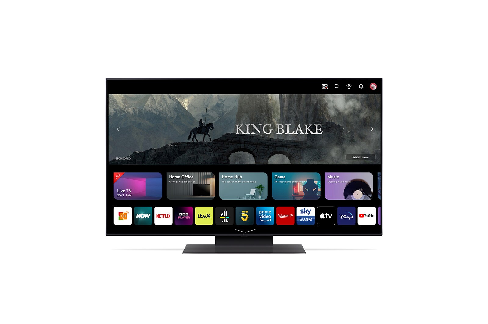 LG UR91 50 inch 4K Smart UHD TV 2023, 50UR91006LA