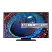 A front view of the LG UHD TV