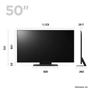 LG UR91 50 inch 4K Smart UHD TV 2023, 50UR91006LA