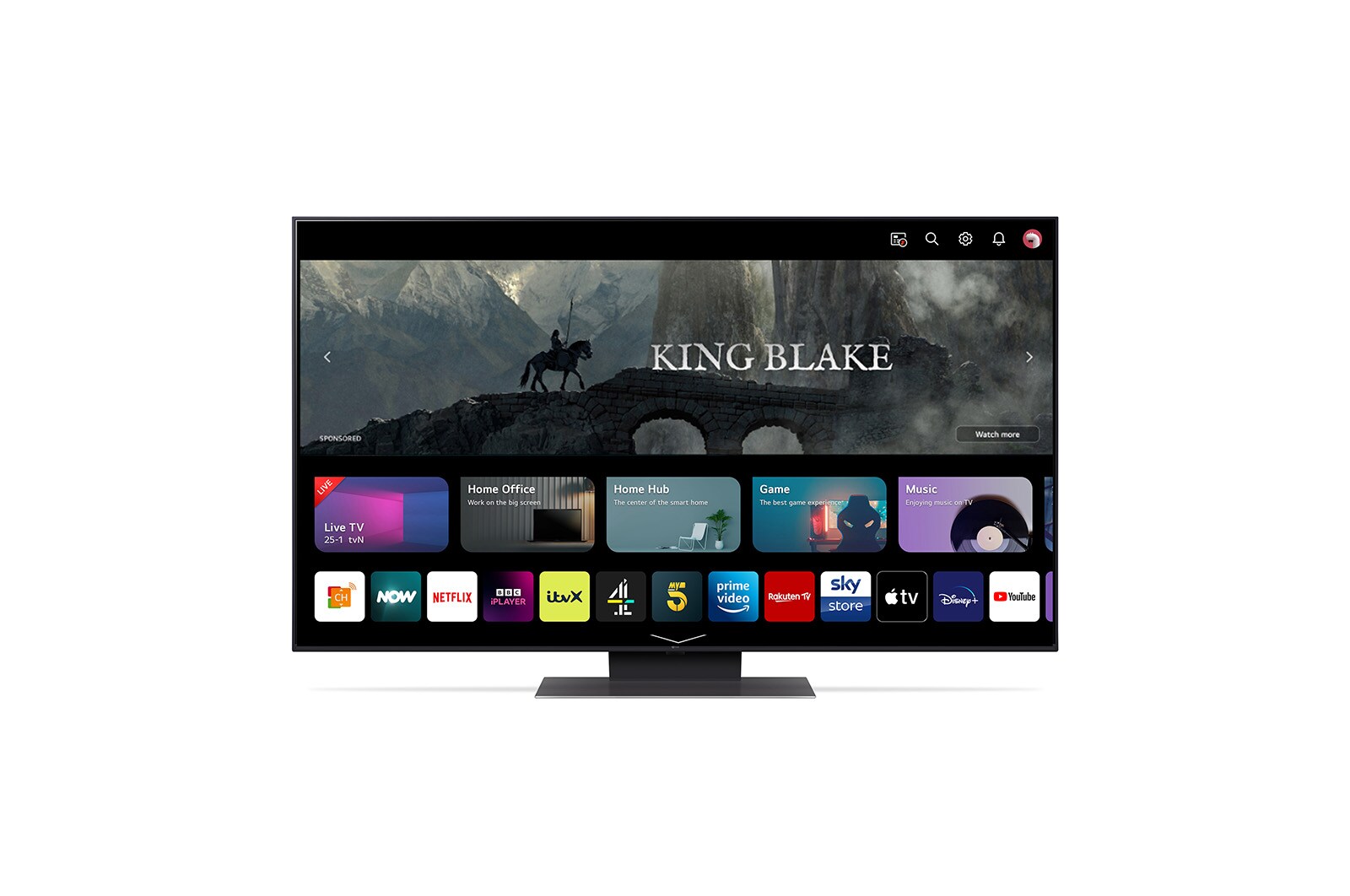 LG UR91 55 inch 4K Smart UHD TV 2023, 55UR91006LA