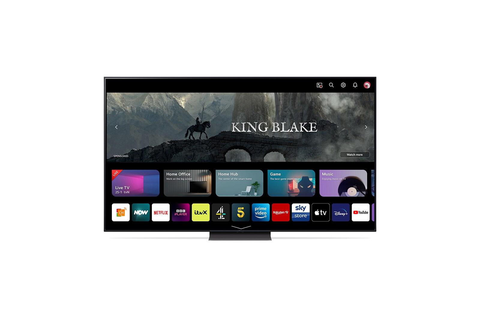 LG UR91 65 inch 4K Smart UHD TV 2023, 65UR91006LA