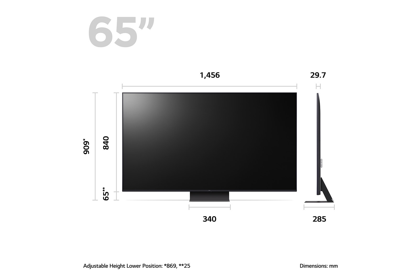 LG UR91 65 inch 4K Smart UHD TV 2023, 65UR91006LA