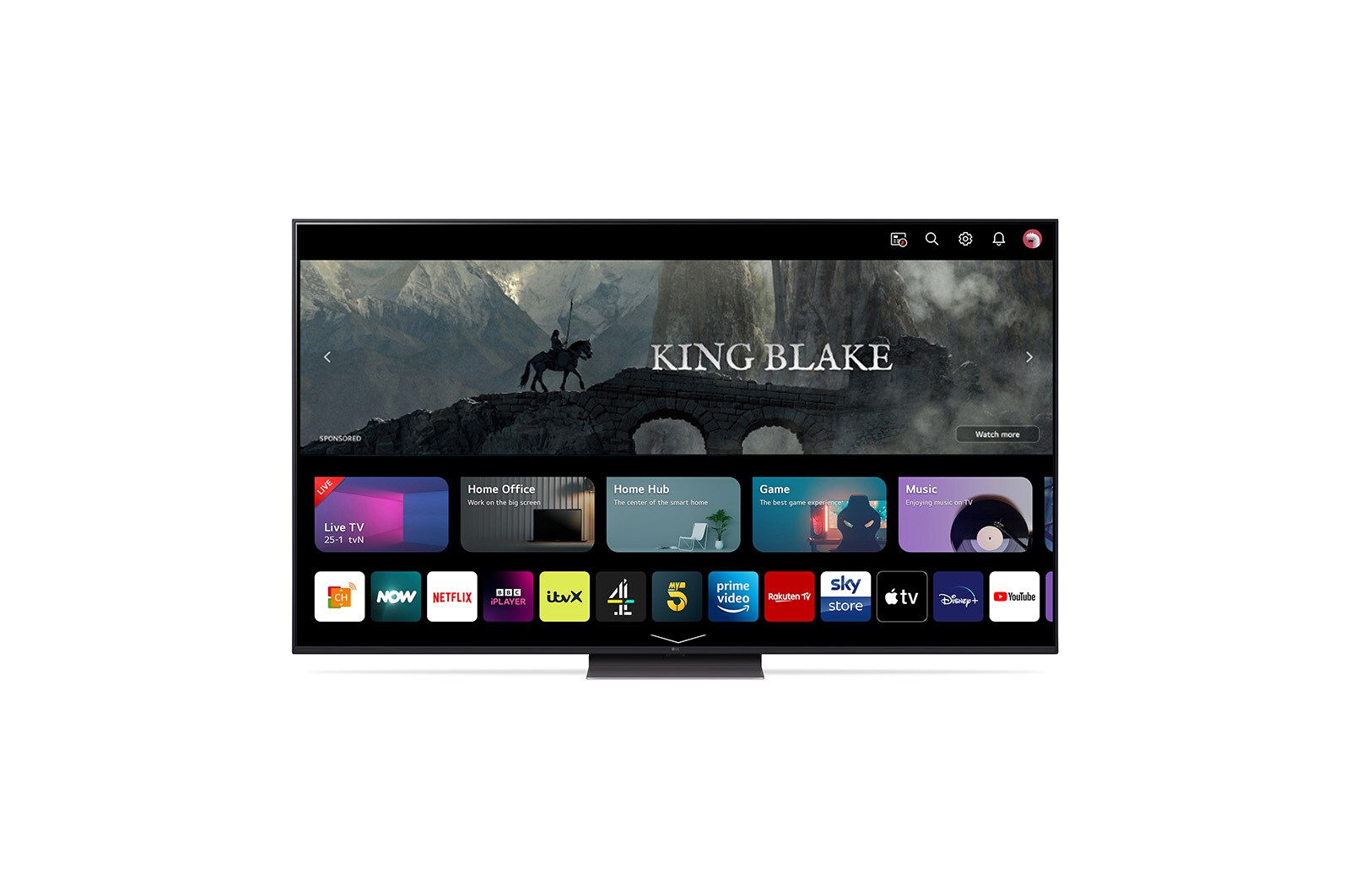 LG UR91 75 inch 4K Smart UHD TV 2023, 75UR91006LA