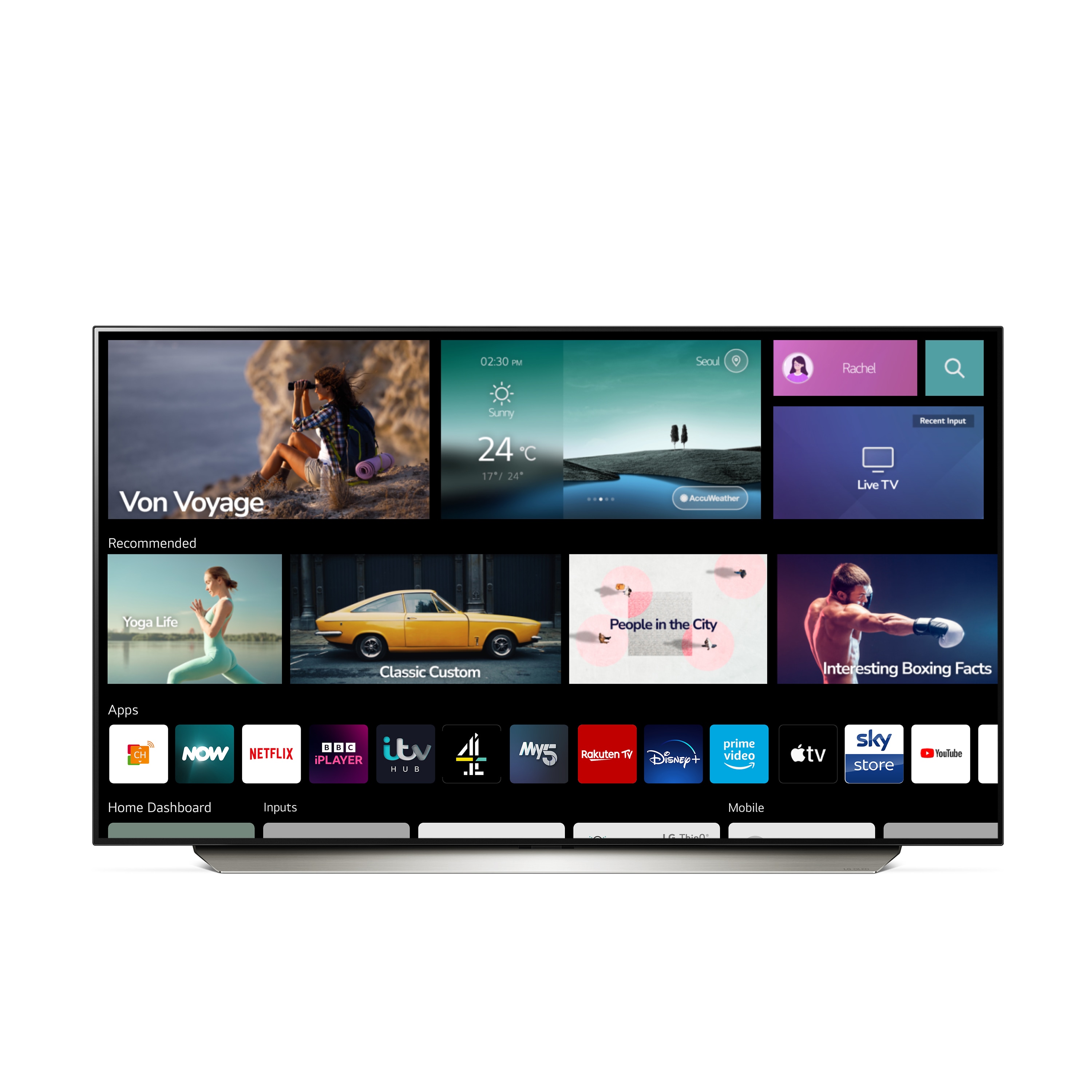 LG OLED evo C2 48 inch TV 2022, OLED48C26LB