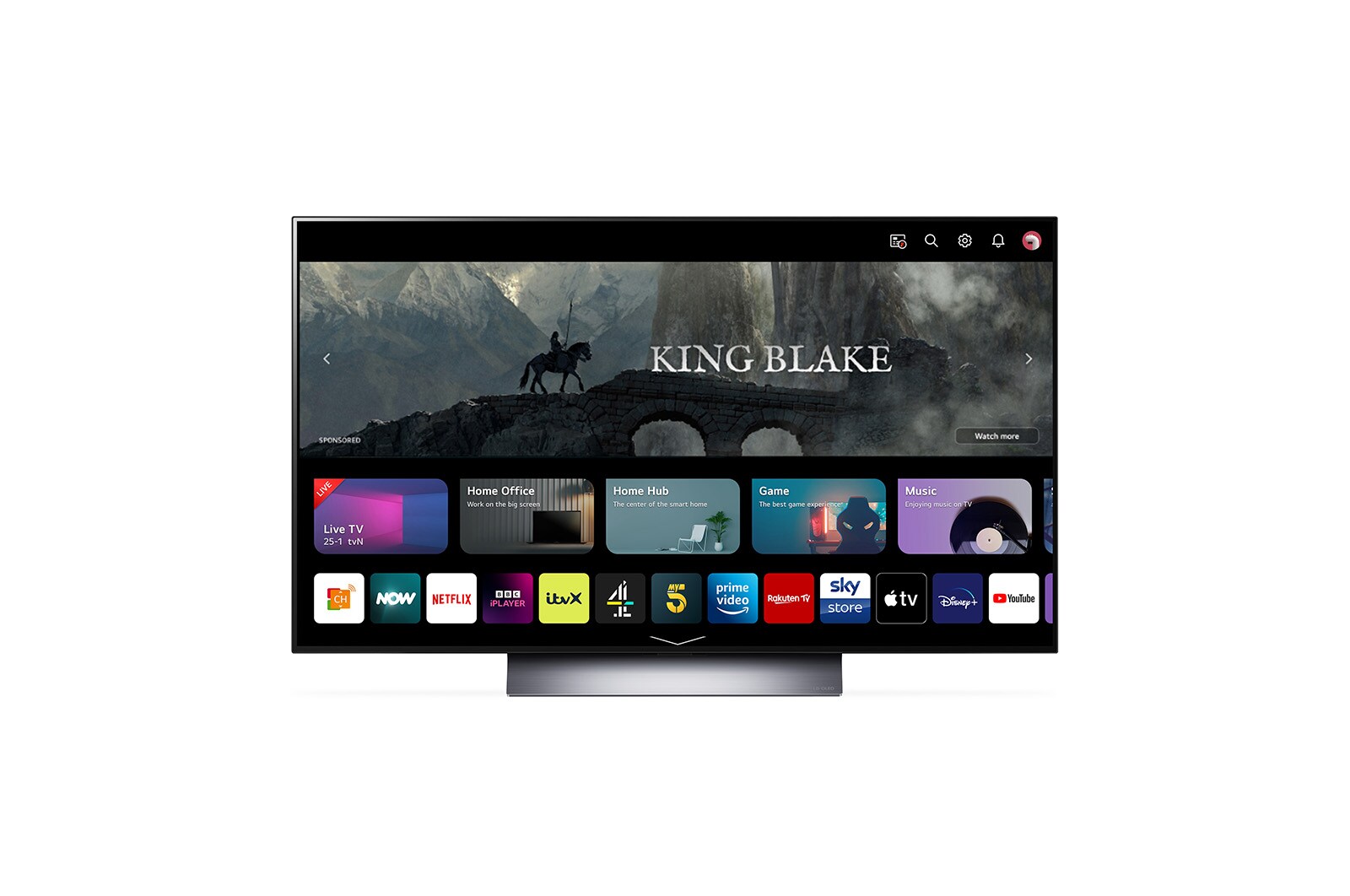 LG OLED evo C3 48 inch 4K Smart TV 2023, OLED48C34LA