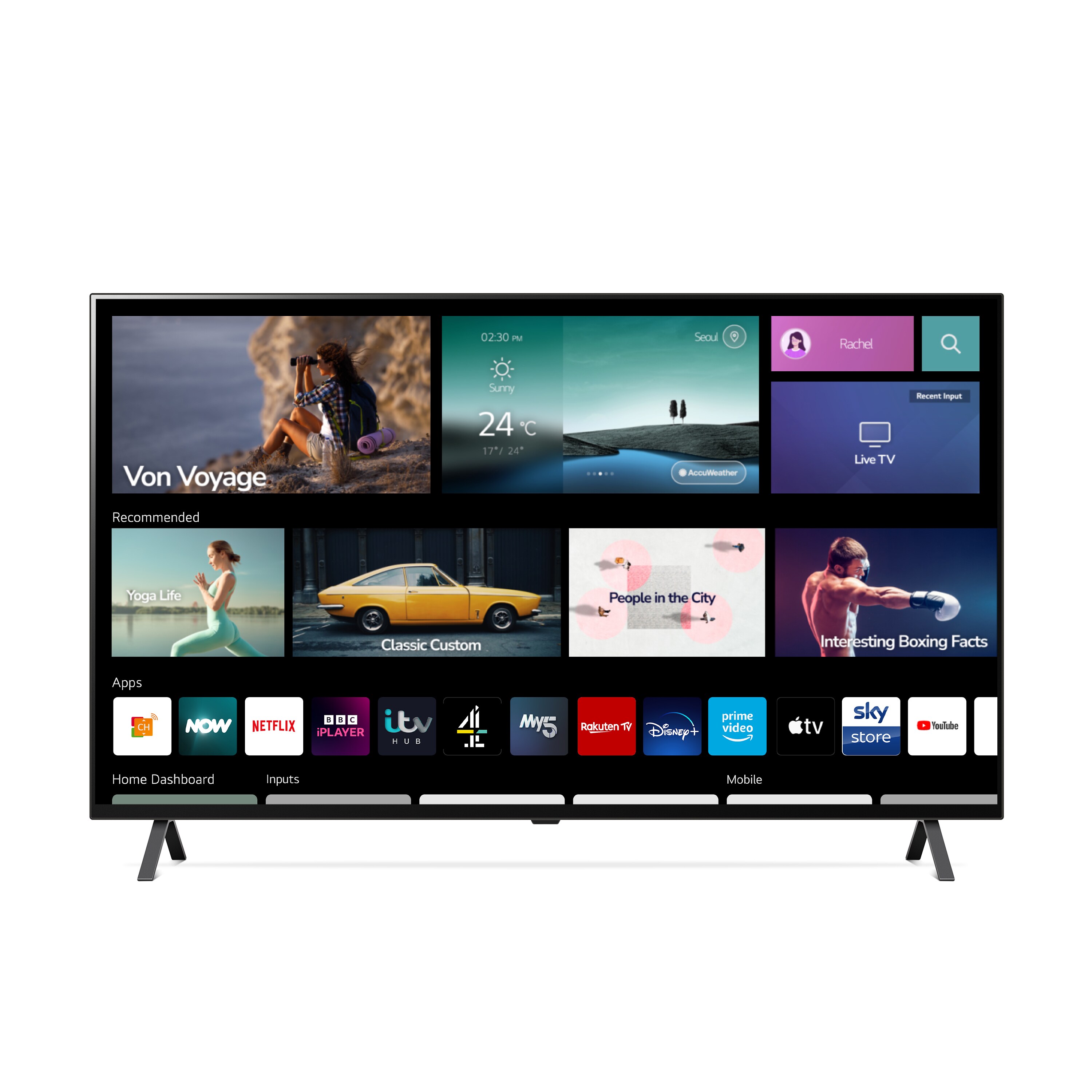 LG A2 55 inch 4K Smart OLED TV, OLED55A26LA