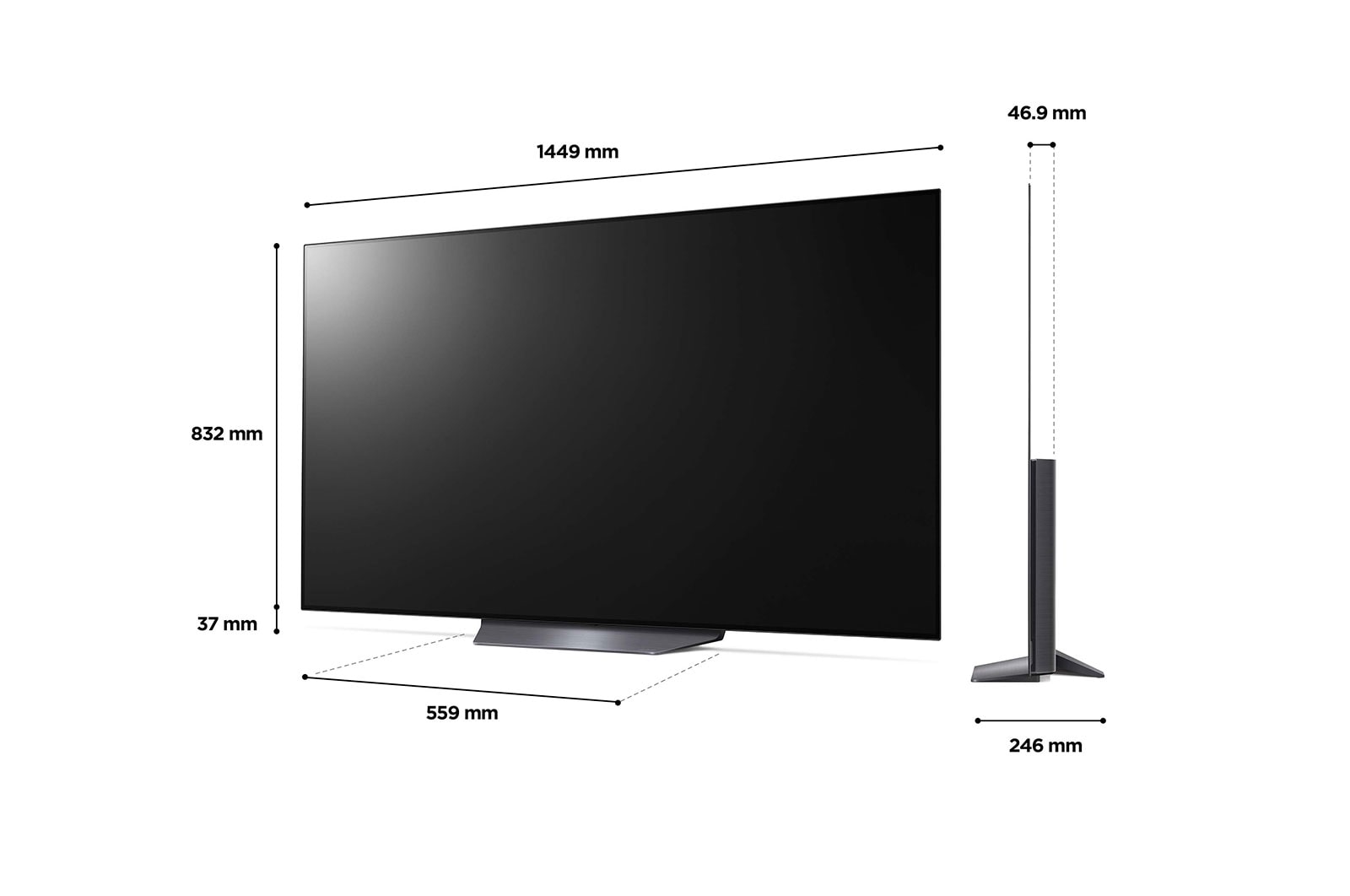 LG OLED B2 65 inch TV 2022, OLED65B26LA