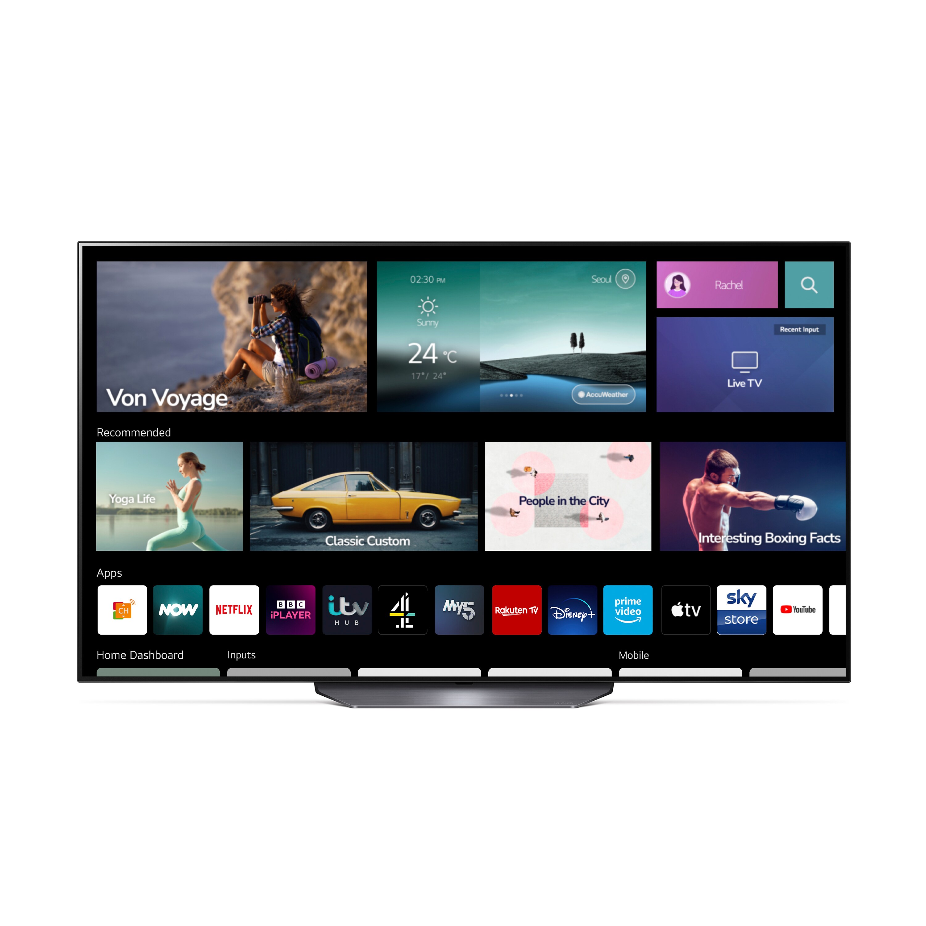 LG OLED B2 65 inch TV 2022, OLED65B26LA