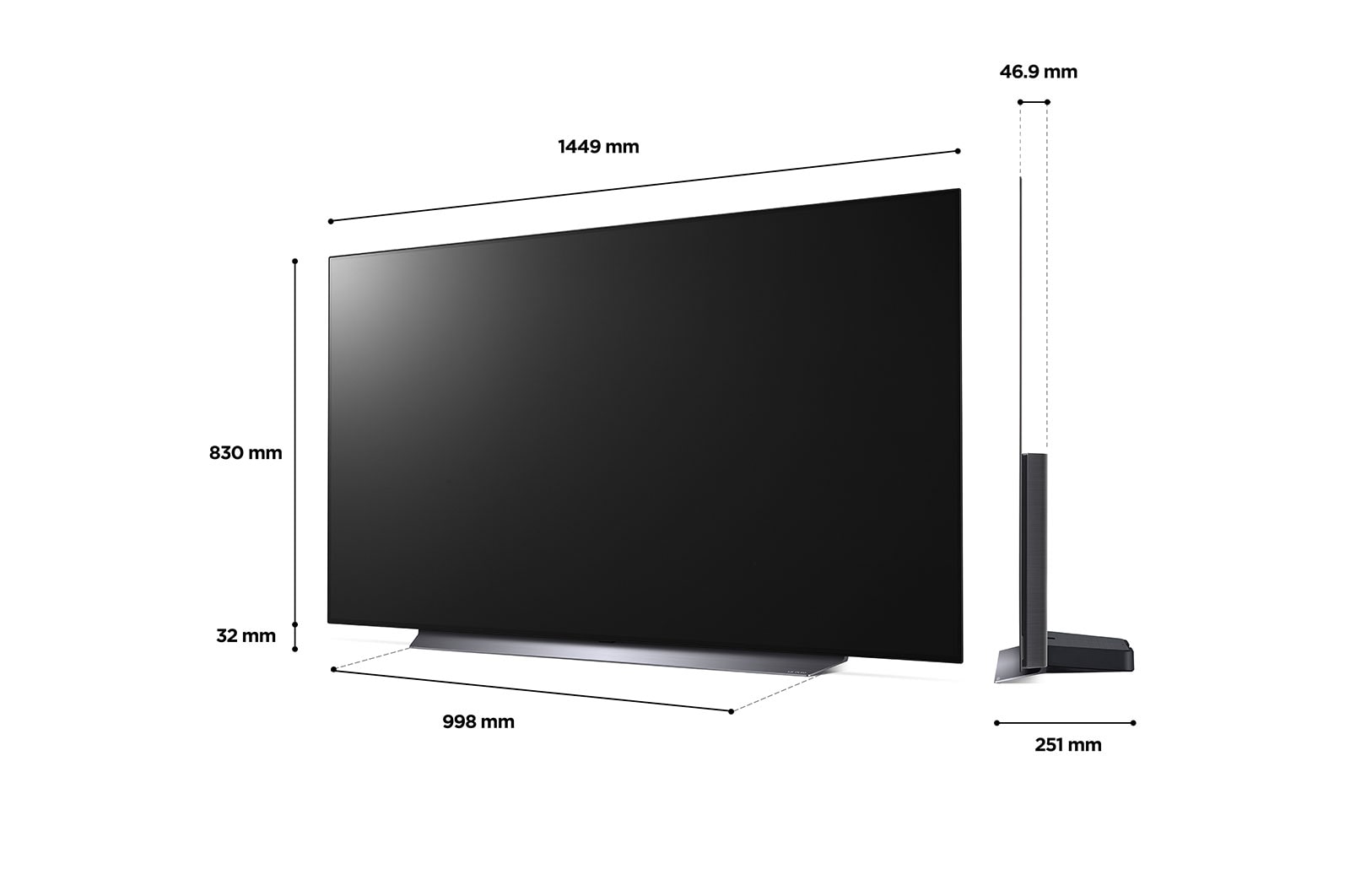 LG OLED CS 65 inch 4K Smart TV 2022, OLED65CS6LA