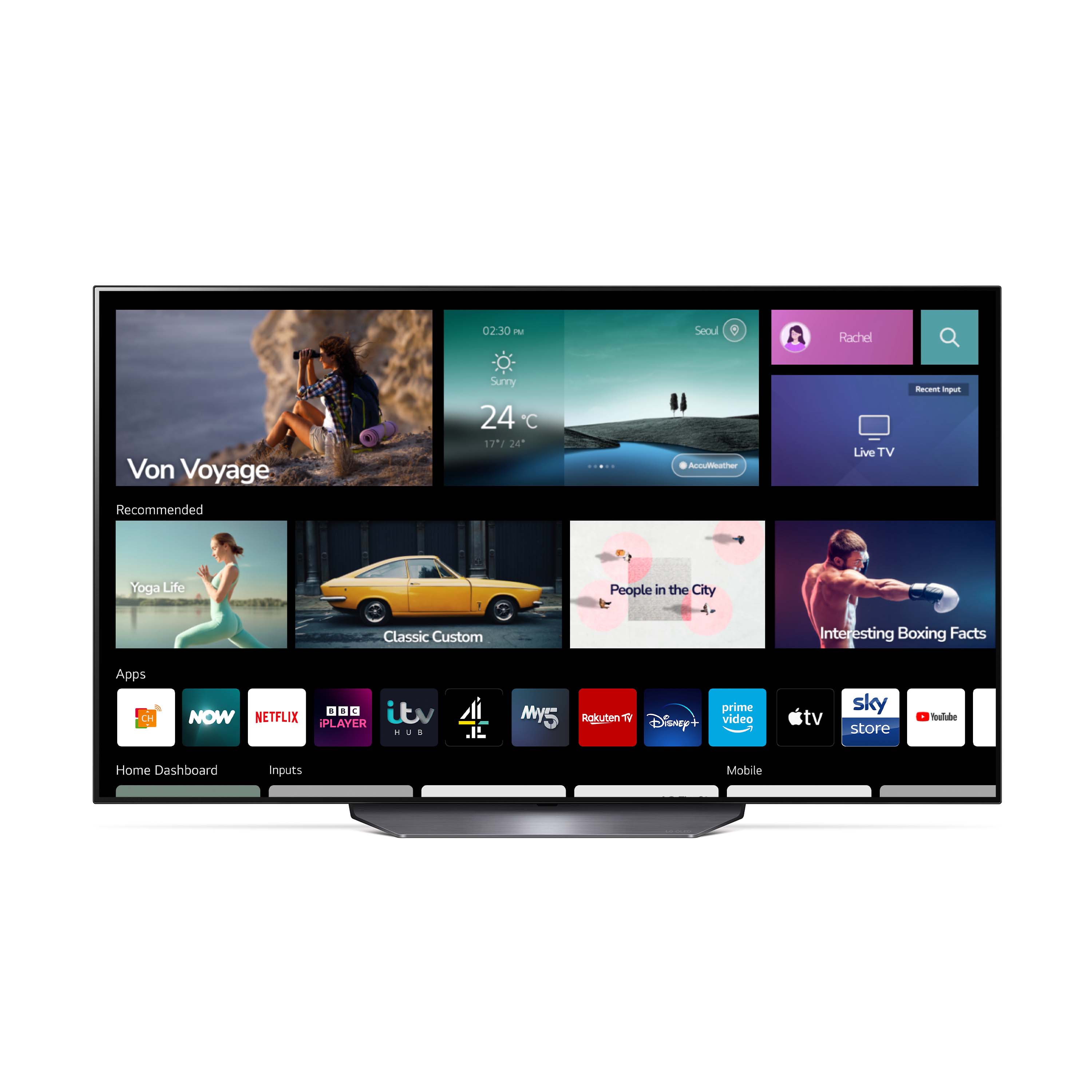 LG OLED B2 77 inch TV 2022, OLED77B26LA