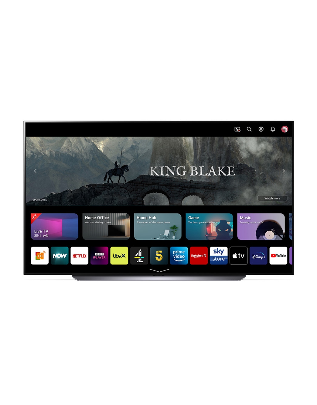LG OLED evo C3 83 inch 4K Smart TV 2023, OLED83C34LA