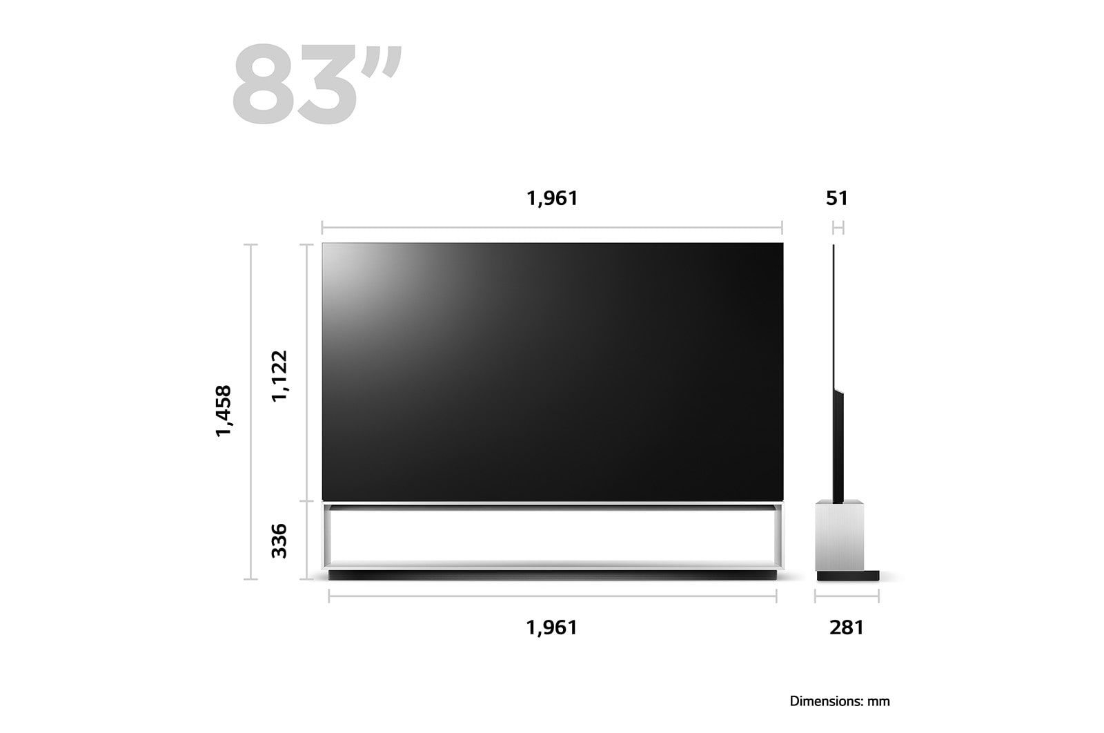 LG  OLED 8K Z3 88 inch Smart TV 2023, OLED88Z39LA