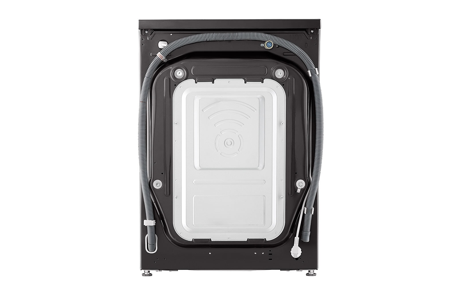 LG 10.5/7kg Washer Dryer Black Steel LG Turbowash360™, FWV1117BTSA