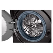 LG 10.5/7kg Washer Dryer Black Steel LG Turbowash360™, FWV1117BTSA