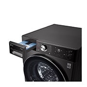LG 10.5/7kg Washer Dryer Black Steel LG Turbowash360™, FWV1117BTSA
