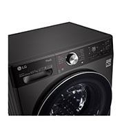 LG 10.5/7kg Washer Dryer Black Steel LG Turbowash360™, FWV1117BTSA