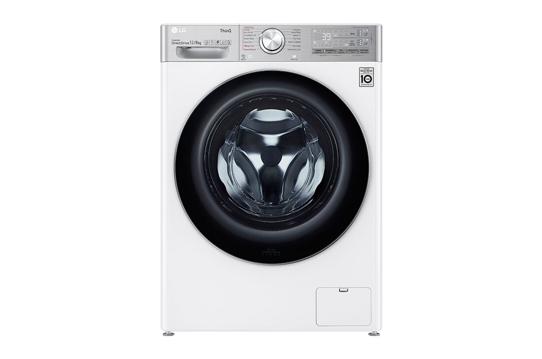 LG 12/8kg Washer Dryer LG Turbowash360™, White, FWV1128WTSA