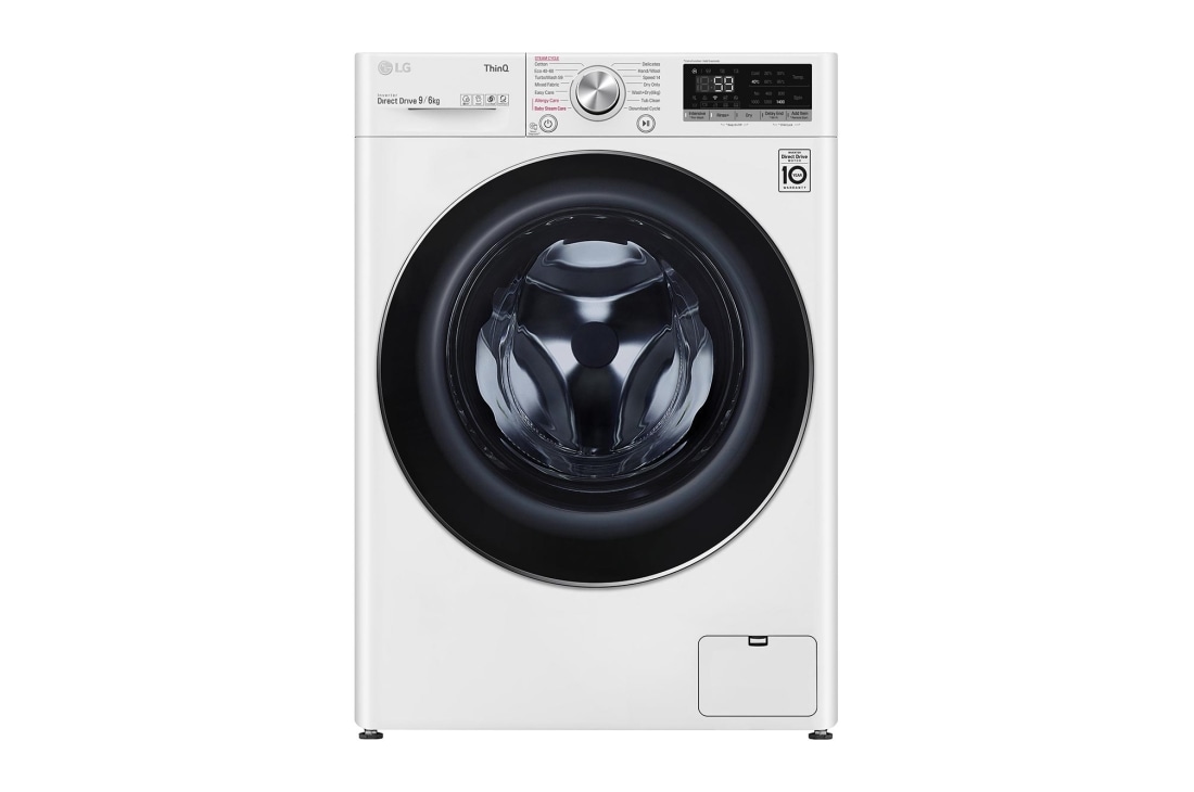 LG 9/6kg Washer Dryer White LG Turbowash™, FWV796WTSE