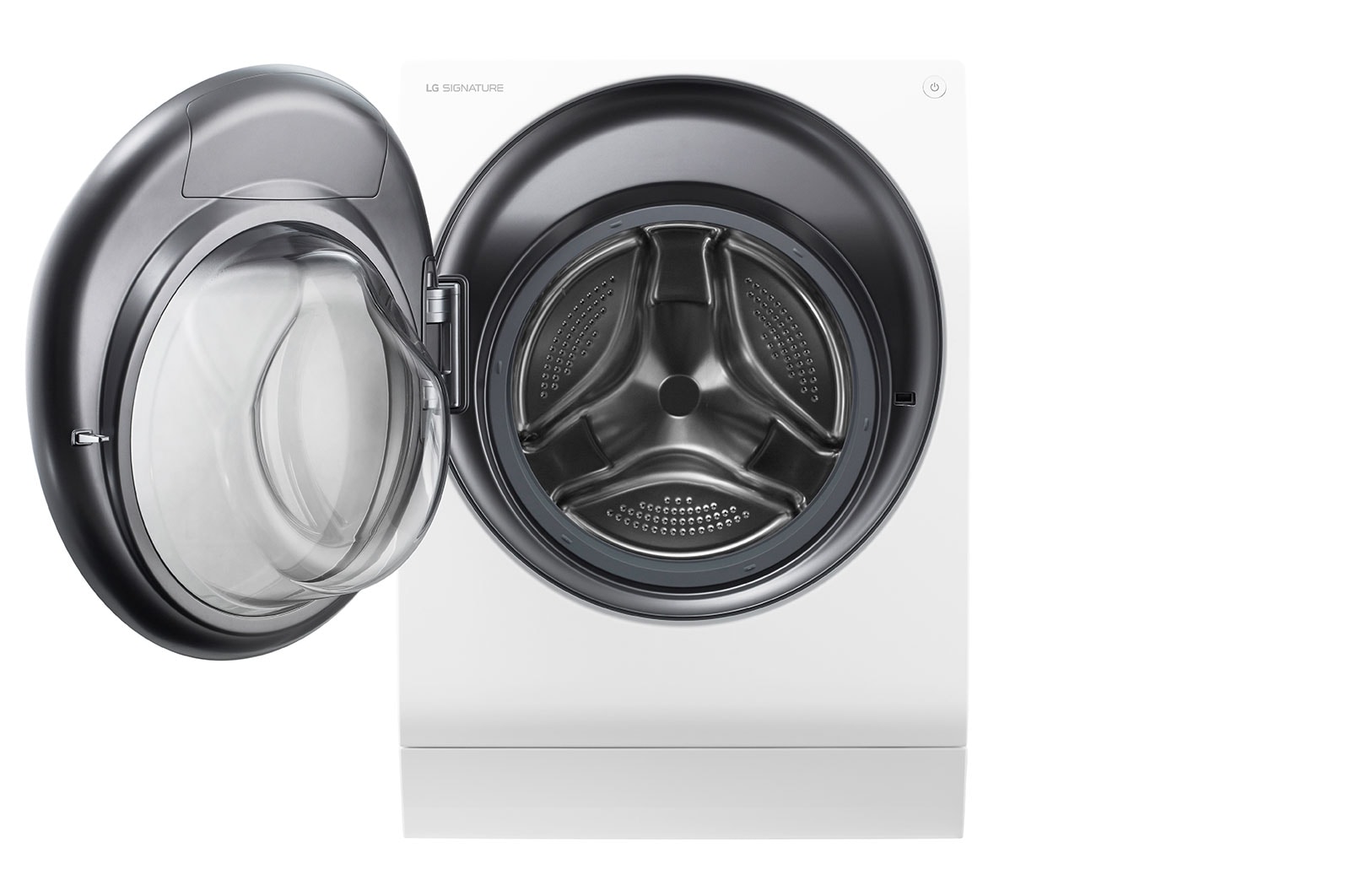 LG 12/7kg LG SIGNATURE Washer Dryer White AI DD™, LSWD100E