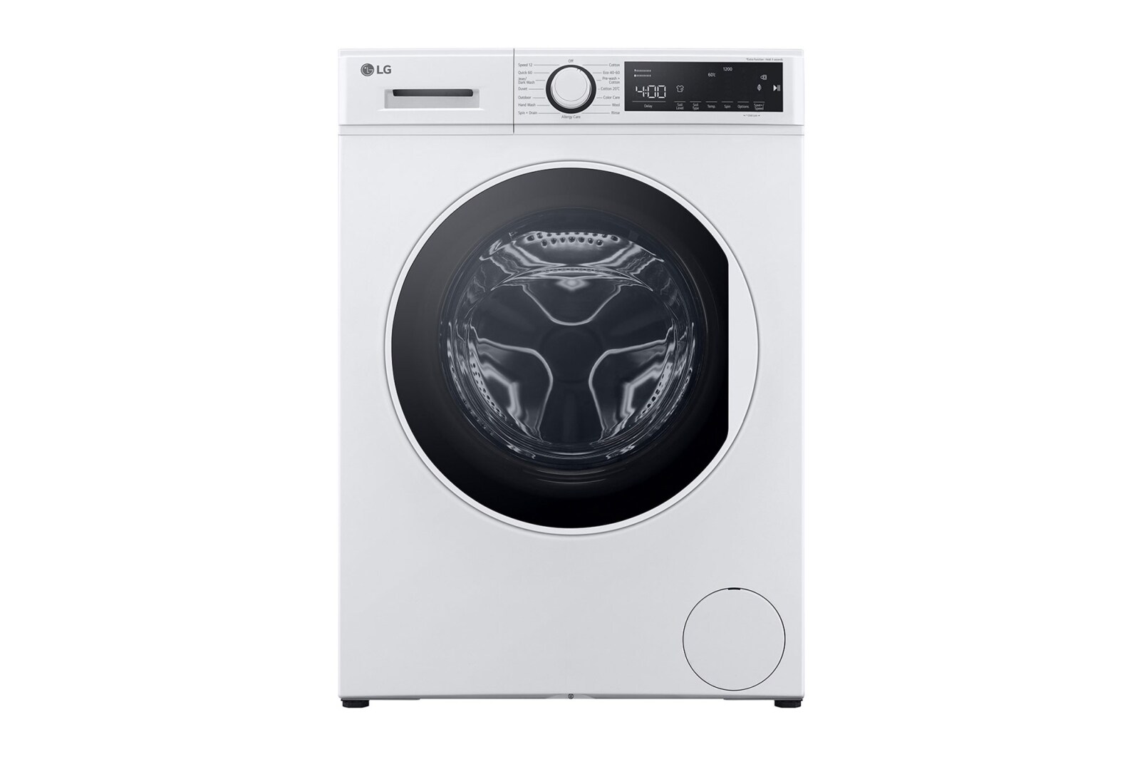 Front view of 8kg Washing Machine White Steam(F2T208WSE)