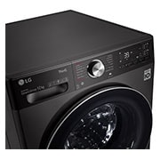 LG 12kg Washing Machine Black Steel AI DD™, F4V1112BTSA