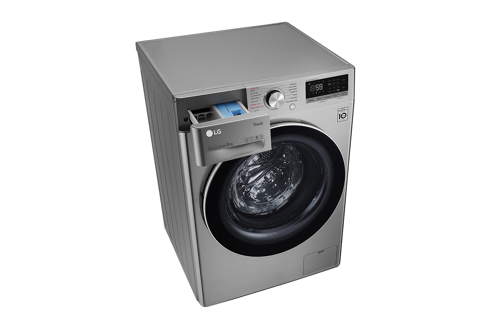 LG 9kg Washing Machine AI DD™, Graphite, F4V709STSE