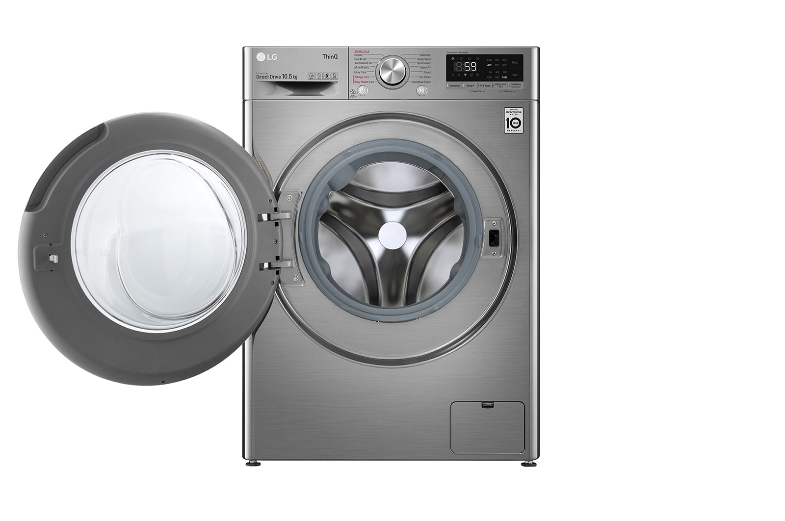 LG 10.5kg Washing Machine Graphite AI DD™, F4V710STSE
