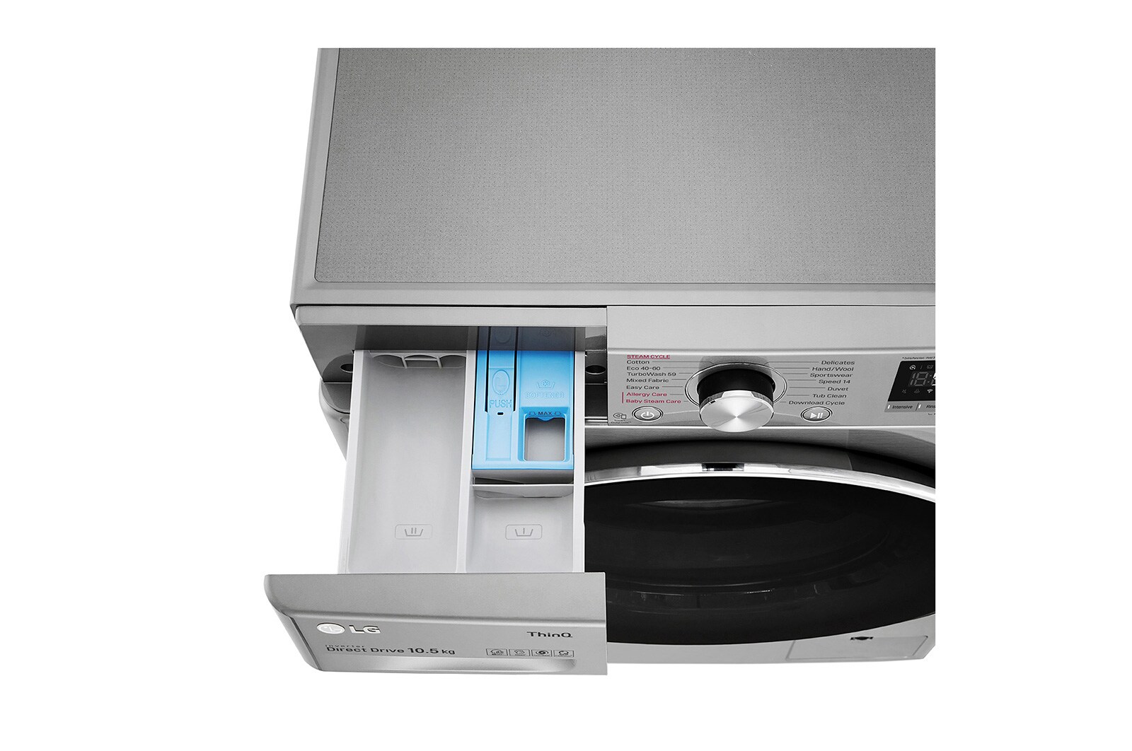 LG 10.5kg Washing Machine Graphite AI DD™, F4V710STSE