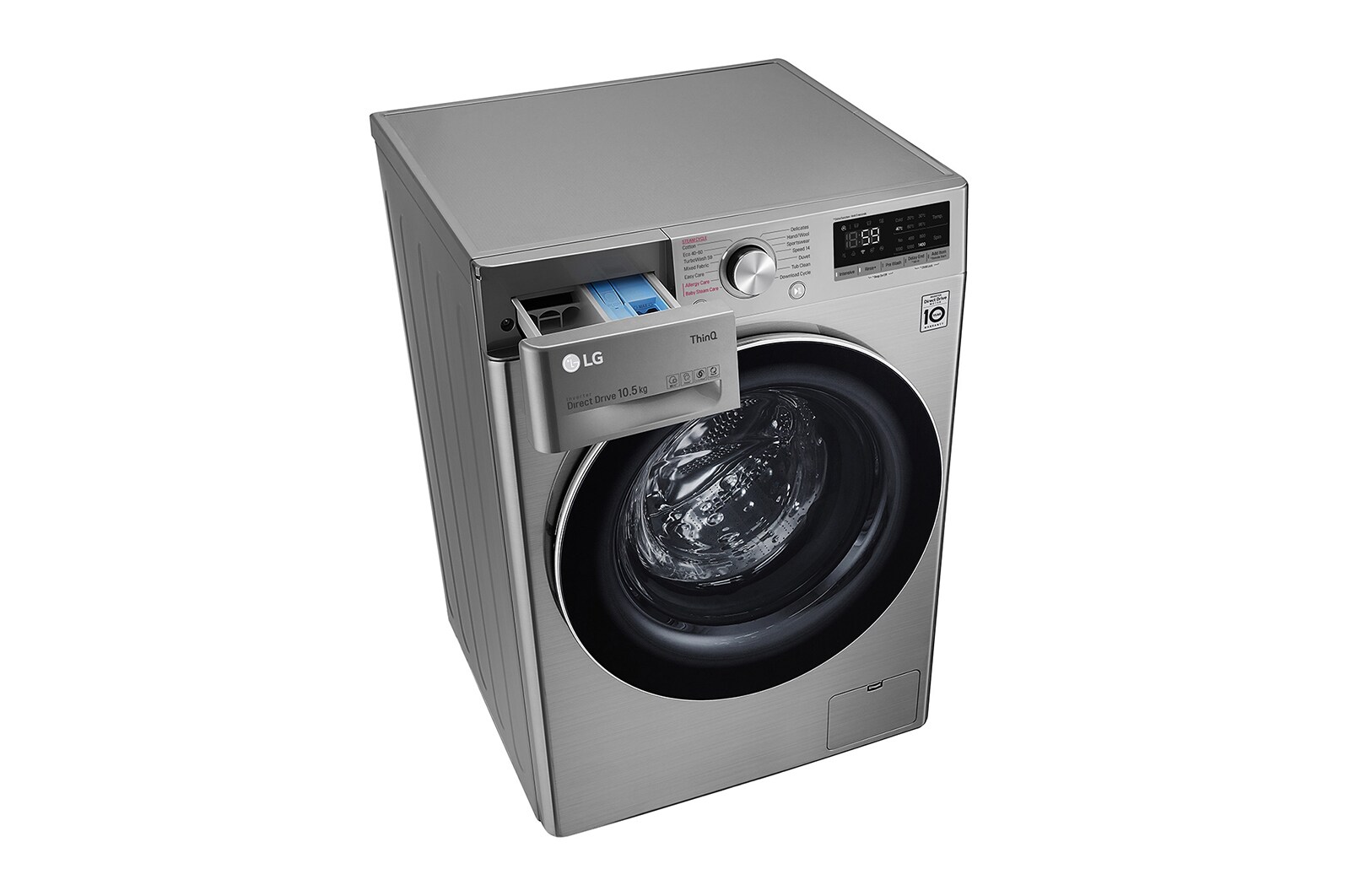 LG 10.5kg Washing Machine Graphite AI DD™, F4V710STSE