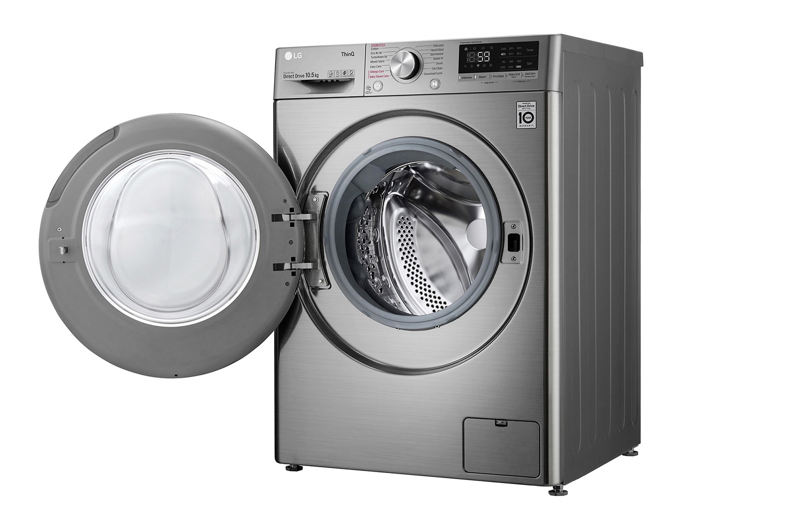 LG 10.5kg Washing Machine Graphite AI DD™, F4V710STSE