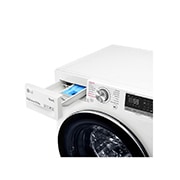 LG 10.5kg Washing Machine AI DD™, White, F4V710WTSE