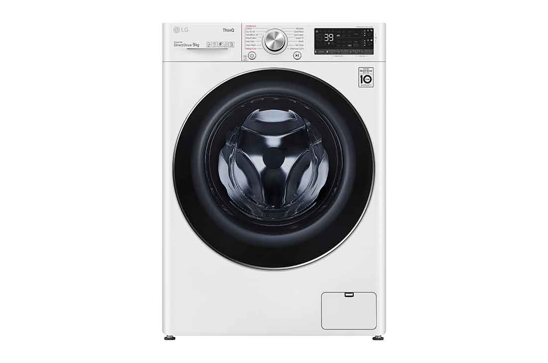 LG 9kg Washing Machine White AI DD™, F6V909WTSA