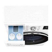 LG 10.5kg Washing Machine White AI DD™, F6V910WTSA