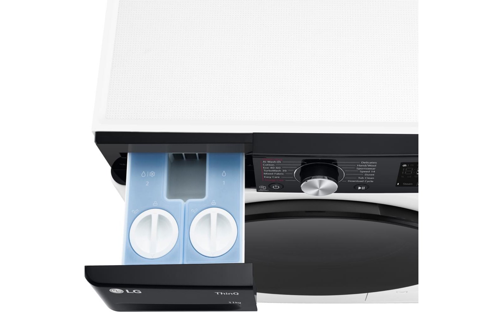 LG 11kg EZDispense™ Washing Machine, White, F4Y711WBTA1