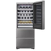 LG Winecellar with Drawer Stainless Steel, LSR200W