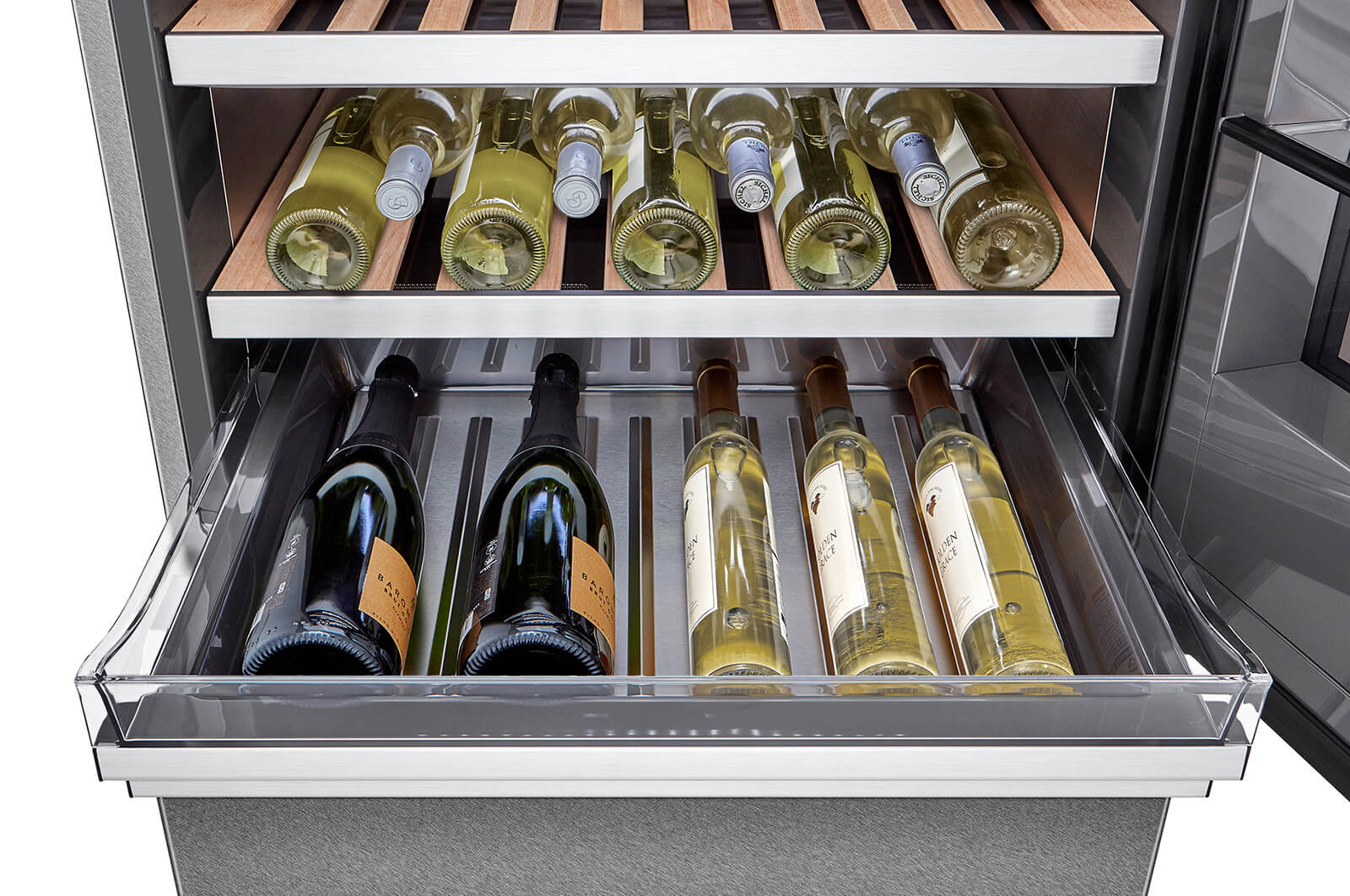 LG Winecellar with Drawer Stainless Steel, LSR200W
