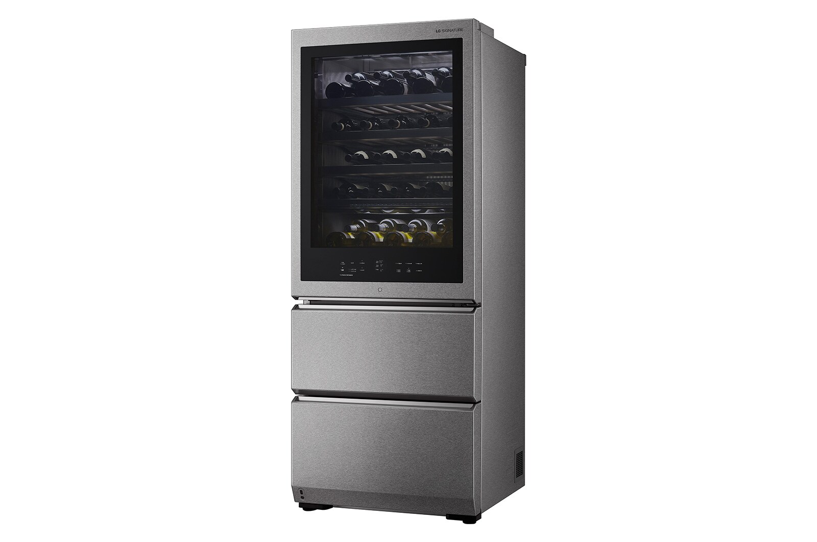 LG Winecellar with Drawer Stainless Steel, LSR200W