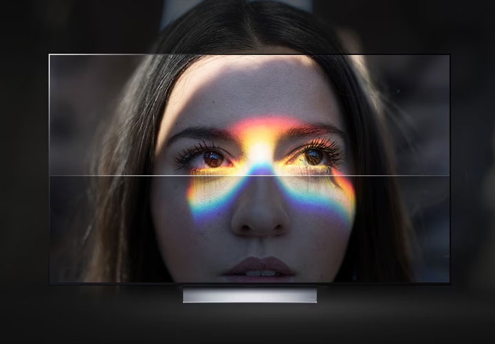 Mini LED TVs produce high brightness levels.