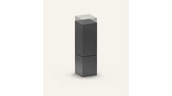 A diagram showing the size of a tall fridge freezer