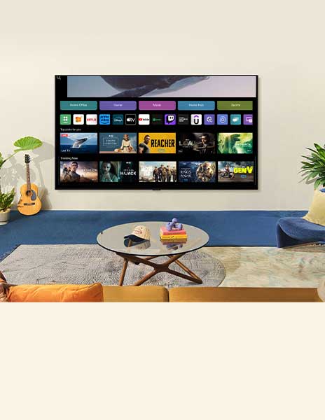 LG TV with LG Smart TV screenfill