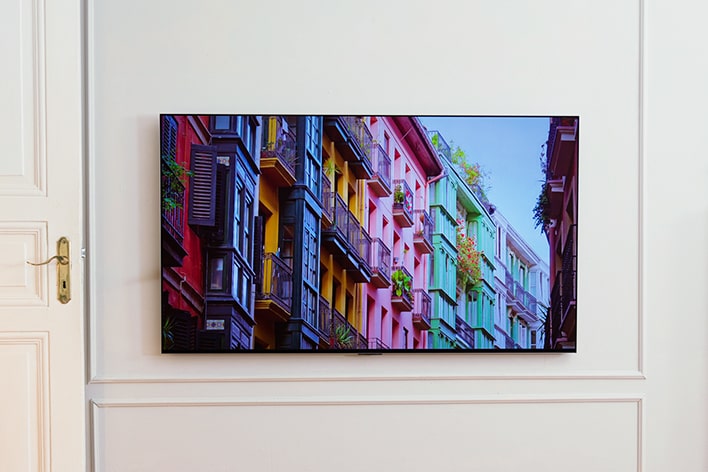 It's an image of the TV facing the front.
