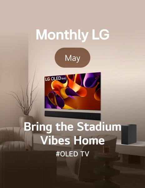 Bring the stadium vibes home with LG OLED TV