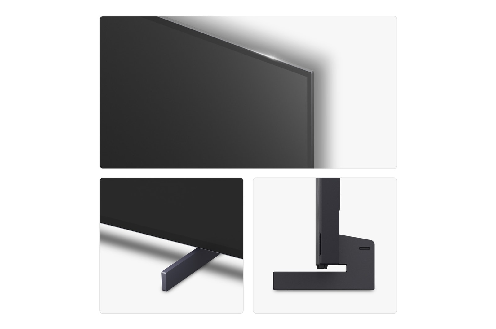 Rear view of LG OLED evo AI C5 4K Smart TV.