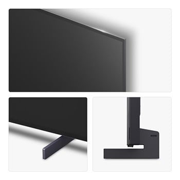 Rear view of LG OLED evo AI C5 4K Smart TV.