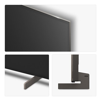Rear view of LG OLED evo AI C5 4K Smart TV.