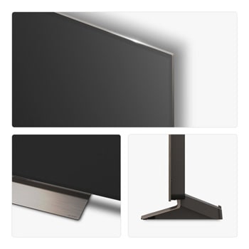 Rear view of LG OLED evo AI C5E 4K Smart TV.