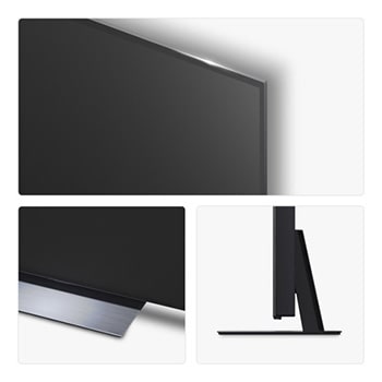 Rear view of LG OLED evo AI C5 4K Smart TV.