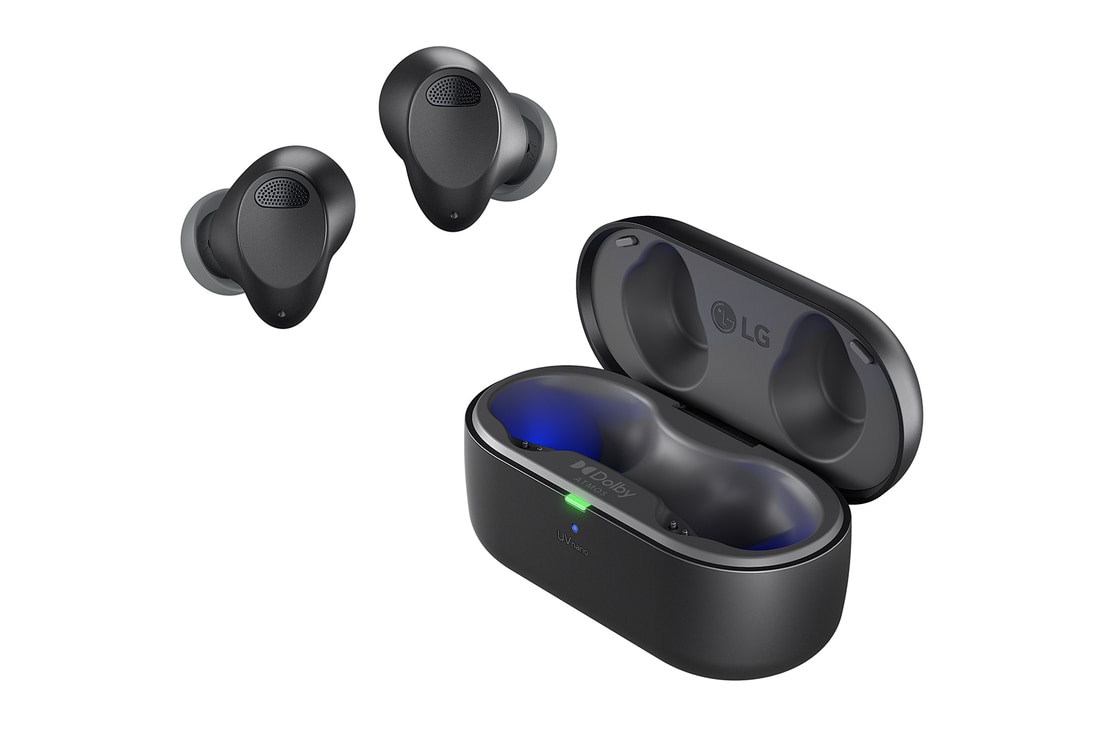 LG TONE Free T90S - Dolby Atmos Wireless Bluetooth Earbuds with Plug & Wireless Connection, TONE-T90S